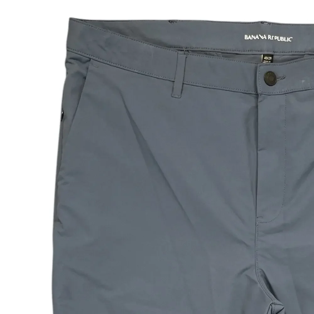 Banana Republic Men’s 40x29 Golf Performance Pants Tech Polyester Blue